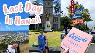 HAWAII VLOG PART 1 | LEONARDS BAKERY + TANTALUS LOOKOUT + ALI’IOLANI HALE