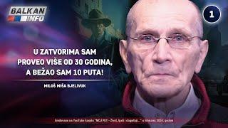 INTERVJU: Miša Bjelivuk - U zatvorima sam proveo više od 30 godina, a bežao sam 10 puta! (1.2.2024)