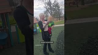 Woman recorded using racist slurs on a playground