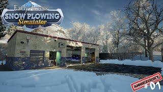 Snow Plowing Simulator #01 ️ Den eigenen Hof räumen #angezockt #earlyaccess #deutsch