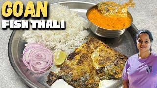 Authentic Goan Fish Thali l Goan Fish Curry l Silver Belly Fish Thali l Goan Thali  @goanspicehouse