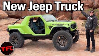 Jeep Reveals an Almost 500HP, Two-Door Scrambler Pickup Truck Concept AND I Drive It!