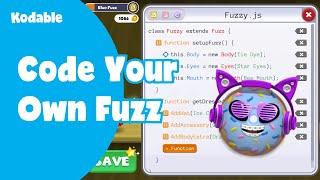 Code Your Own Character | Kodable Fuzz Builder Tutorial