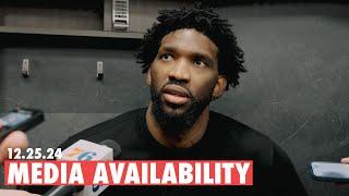 Philadelphia 76ers Postgame Media Availability | Joel Embiid | 12.25.24