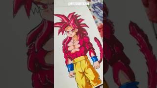 drawing Goku ssj 4  #nitesh #animedrawing #dragonballdaima