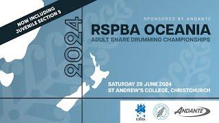 RSPBA Oceania Drumming Championships - Christchurch, New Zealand