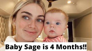 BABY SAGE EATS FOOD FOR THE FIRST TIME!!