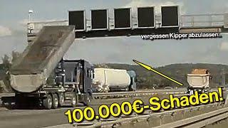 LKW reißt Schilderbrücke runter, 7.000€-Unfall und Kontrollverlust | Dashcam Deutschland #099