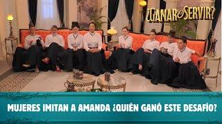 Mujeres imitan a Amanda ¿Quién ganó este desafío? | ¿Ganar o Servir? | Canal 13