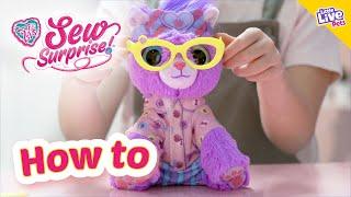 SCRUFF-A-LUVS SEW SURPRISE | How To Video | Magically Reveal Surprise Fashions!