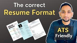 Best Resume Format | Tips for writing an AWESOME Resume | ATS Resume Format
