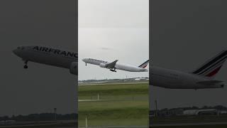 Mesmerizing Air France Boeing 777-300ER takeoff #777 #airfrance #planespotting #takeoff