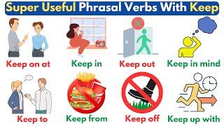 English Vocabulary: "Keep" Phrasal Verbs | Phrasal Verbs In English