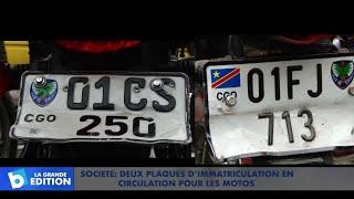 Société: Deux plaques d’immatriculation en circulation pour les motos