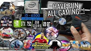 LUAR BIASA..! KOMBINASI INTEL CORE  i5 6500 DAN GTX 750 2GB TEST  GAME BERAT DAN RINGAN TERBAIK