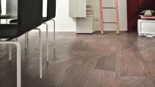 Listone Giordano Slide, geometric wooden flooring.