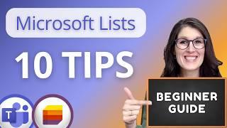 10 TIPS On How To Use Microsoft LISTS For BEGINNERS