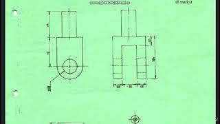 KNEC PASTPAPER QUESTION || AutoCAD Drawing Part 1 { use your  for quality audio }