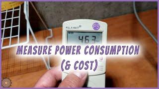 How to easily measure power consumption (& cost) of an electronic device