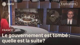 Le gouvernement français renversé : que s'est-il passé?