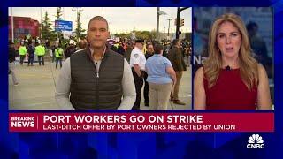 U.S. port workers go on strike: Here's what to know