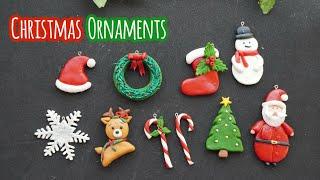 9 Easy Christmas Ornaments from clay | Christmas Home Decoration Ideas | Christmas Clay Craft Ideas