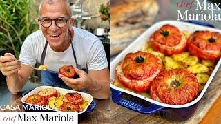POMODORI RIPIENI DI RISO AL FORNO (alla "ROMANA") - Ricetta di Chef Max Mariola