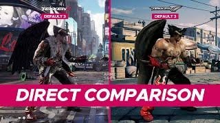 Tekken 8 vs Tekken 7 Direct Comparison