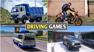 TOP 5 BEST DRIVING GAMES GAMES FOR ANDROID IOS || NEW DRIVING GAMES 2025