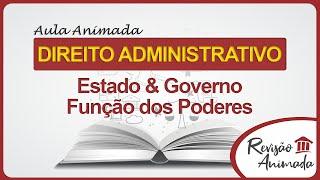 Aula 1 - Introdução ao Direito Administrativo - Estado - Governo - Função dos poderes