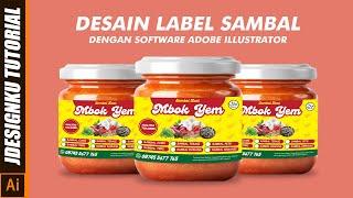 Cara membuat desain label sambal di adobe illustrator