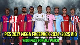 PES 2017 NEW MEGA FACE PACK 24/2025 AIO FOR ALL PATCH
