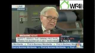 Warren Buffet on buying distressed property