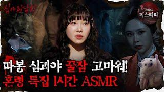 [#심괴ASMR] 따봉 심괴야 꿀잠 고마워 혼령 특집 1시간 ASMR #심야괴담회 #심괴 #어둑시니 #midnight #horrorstory MBC221020방송