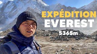 Je grimpe 10 jours jusqu'à l'EVEREST BASE CAMP 5365m