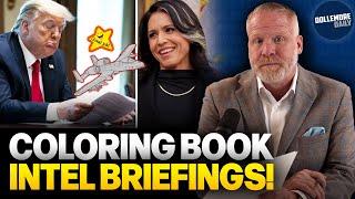 Trump's Intel Chiefs Put CARTOONS IN HIS INTELLIGENCE BRIEFINGS Because He Can't Read!!!