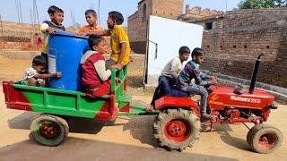 Brought Water Tank With A Mini Tractor | Mini Tractor | Water Tank | Tractor Video