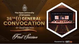 36th (I) General Convocation – Day -2 (14th December 2023) First Session Live Streaming