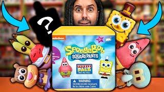 Hunting for the RAREST Spongebob Toy in GIANT Mystery Box!!