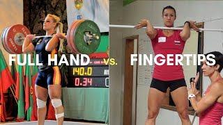 Full Hand vs. Fingertips (Weightlifting vs  CrossFit)