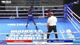 Boxing : Zengala Malenga Boniface (RDC) VS Sekwaipe Mmoloki (BOT)