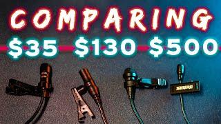 How Much Better is a $500 Lavalier Microphone to a $35 one?