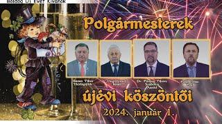 Polgármesterek Újévi köszöntői 2024. 01. 01. (Hévízgyörk, Iklad, Aszód, Bag)