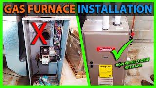 How To Install a Gas Furnace - Complete Process