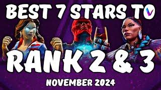 The Best 7 Star Champions to Rank - Rank 2, Rank 3 - November 2024 Vega's Tier List MCoC