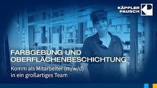 Farbgebung und Oberflächenbeschichtung bei Käppler & Pausch GmbH