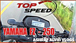 YAMAHA FZ 250 TOP SPEED DRAG RACE