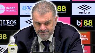 'I DIDN'T LIKE what the fans said! I'm A HUMAN BEING!' | Ange Postecoglou | Bournemouth v Tottenham