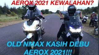 Old nmax 155vva 2019 VS All new aerox y connected 155vva 2021