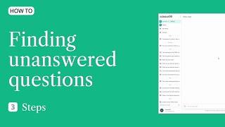 Find unanswered questions in your library with scienceOS? | AI Research Tool for Literature Research